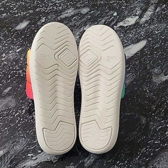 BRAND NEW TOMS ALPHARETTA MALLOW SLIDE WOMEN'S RAINBOW SHOES CASUAL SAN… - Picture 12 of 16